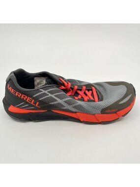 Merrell Bare Access Flex Womens Size 7 Gray Orange Trail Running Shoes Sneakers